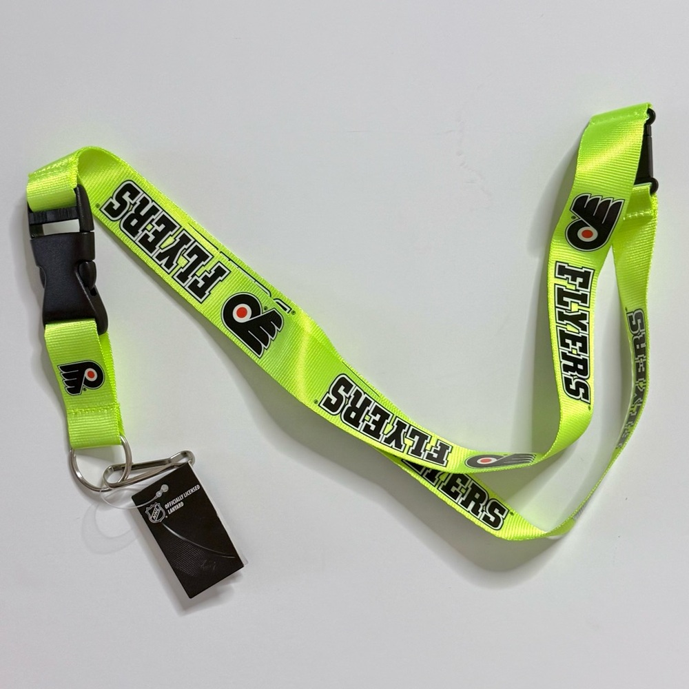 Philadelphia Flyers Neon Lime Lanyard – NWT